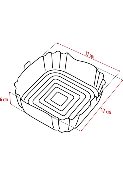 Robinanka Bütün Airfryer'lere Uyumlu Krem Silikon Pişirme Kabı fırsatları