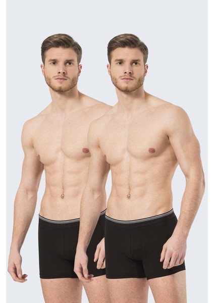 Erkek Likralı Boxer (2li Paket)