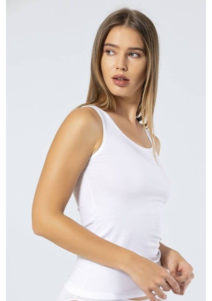 Kadın Askılı Likralı Kaşkorse Pamuklu Atlet fiyatları