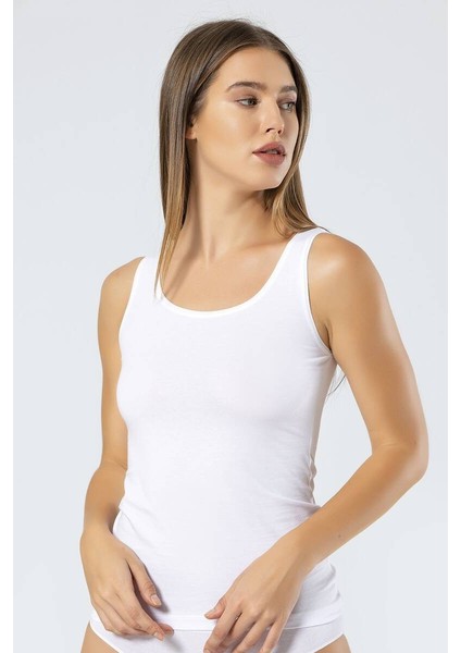 Kadın Askılı Likralı Kaşkorse Pamuklu Atlet modelleri