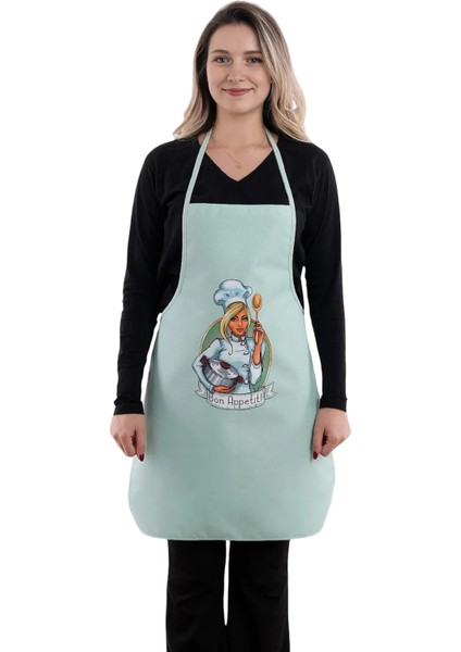 Siyah Chef Ikili Paket Leke Tutmaz Kumaş Mutfak Önlüğü Seti modelleri