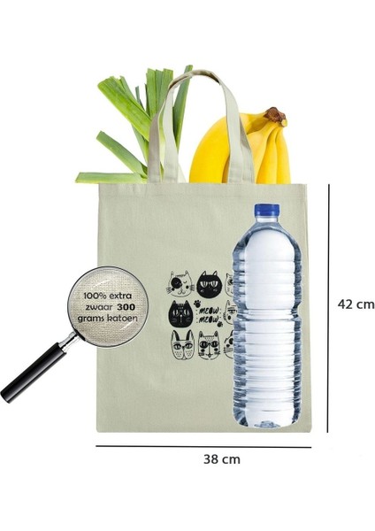 Omuz Çantası Baskılı Bez Çanta Kanvas Çanta