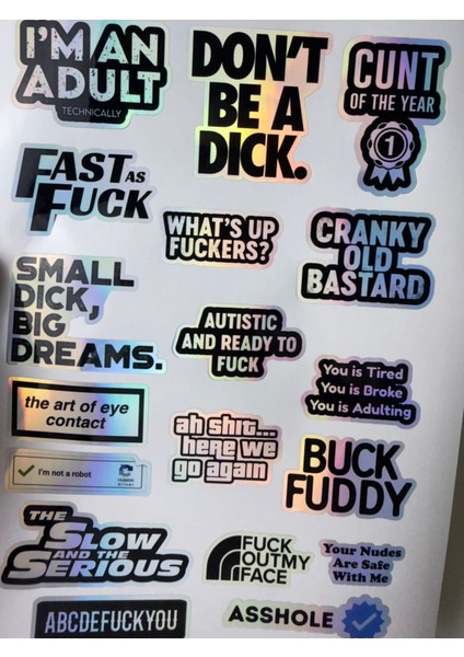Laptop Sticker ( Etiket ) Notebook,kask, Duvar, Bisiklet, Motosiklet, Dolap, Kapı A4 Boyutlarında