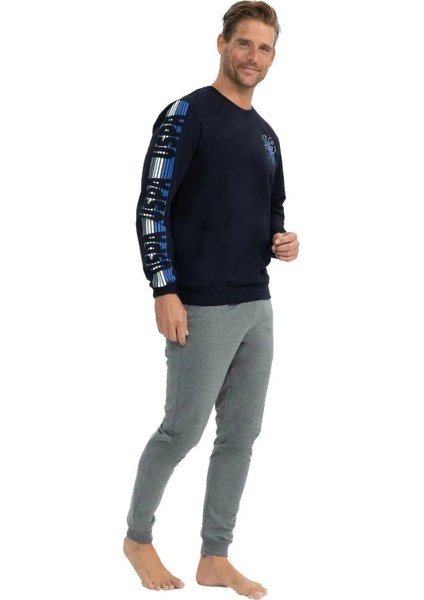 Erkek Lacivert Ev Giyim