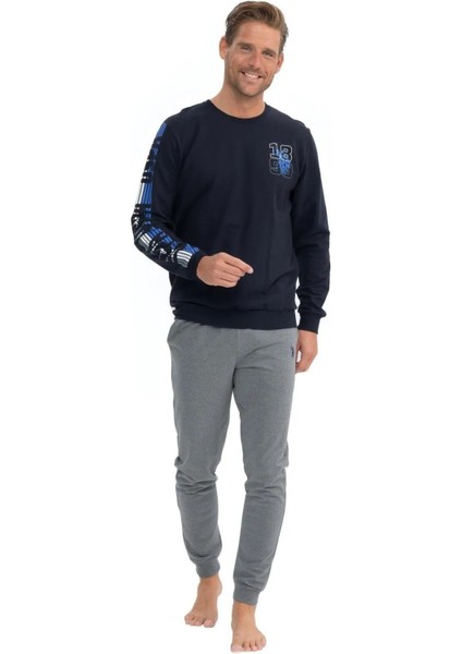 Erkek Lacivert Ev Giyim modelleri