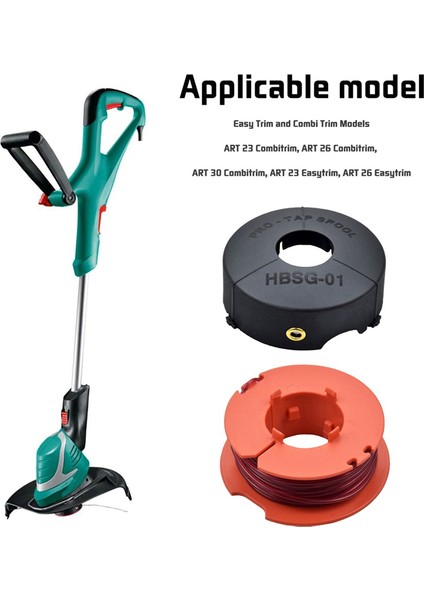 F016800175 Için 6 Parçalı Çim Biçme Makinesi Makarası ve Makara Kapağı Seti (Yurt Dışından)