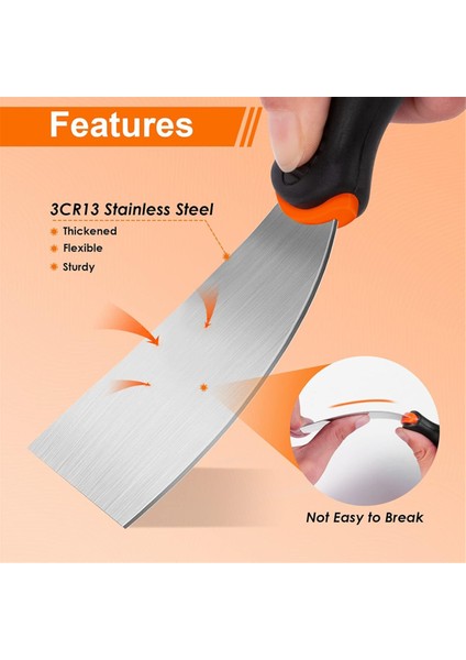 Paslanmaz Çelik Boya Kazıma Aletleri, Alçıpan Onarımı, Macun Uygulaması (Yurt Dışından) modelleri