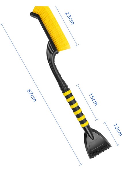 Kar Temizleme Küreği Buz Temizleme Kar Fırçası Buz Çözücü Kar Temizleme Aracı (Yurt Dışından)