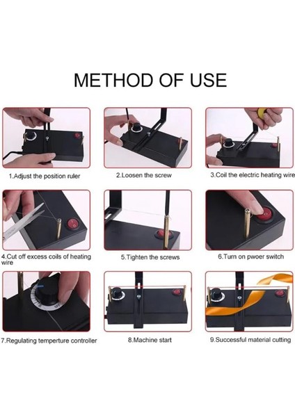 Kurdele Kesici, Kendin Yap Halat Bant El Sanatları El Aleti Yüksek Termal Abd Fişi (Yurt Dışından) modelleri