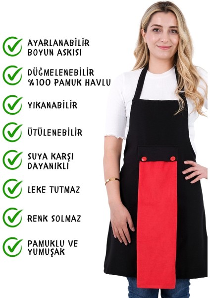 Star Ayar Askılı Havlulu Mutfak Önlüğü Seti (Havlulu Önlük) fiyatları