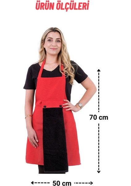 Star Ayar Askılı Havlulu 4lü Mutfak Önlüğü Seti (2 Eldiven) fırsatları