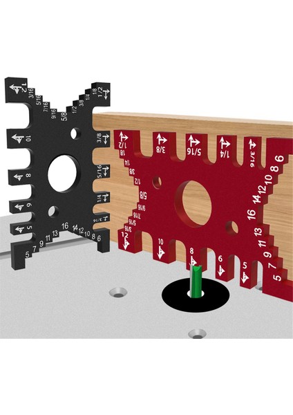 Kuyruklu Kırlangıç Alet Takımı - Ahşap Işleme Tenon-Boşluk Ölçer Ölçüm Kartı, B (Yurt Dışından) fiyatları