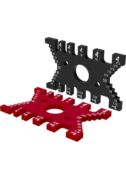 Kuyruklu Kırlangıç Alet Takımı - Ahşap Işleme Tenon-Boşluk Ölçer Ölçüm Kartı, B (Yurt Dışından) modelleri