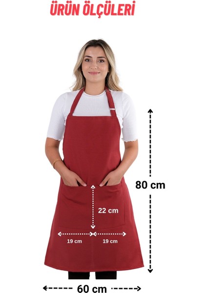 Simple 3'lü Set Ayar Askılı Cepli Mutfak Önlüğü Seti (2 Eldiven) Şef Garson Kafe Aşçı Barista fırsatları