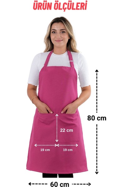 Simple 3'lü Set Ayar Askılı Cepli Mutfak Önlüğü Seti (2 Eldiven) Şef Garson Kafe Aşçı Barista fırsatları