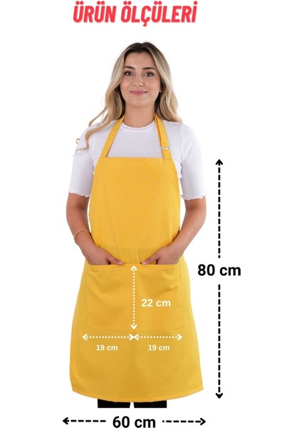 Simple 3'lü Set Ayar Askılı Cepli Mutfak Önlüğü Seti (2 Eldiven) Şef Garson Kafe Aşçı Barista fırsatları