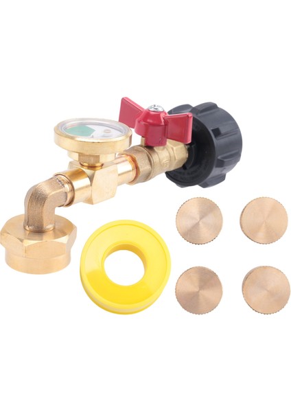 Qcc1 Propan Dolum Dirsek Adaptörü, 90° Açık-Kapalı Kontrol Vanası Ile (Yurt Dışından)