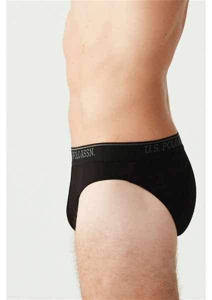 Erkek Siyah 3'lü Slip Külot