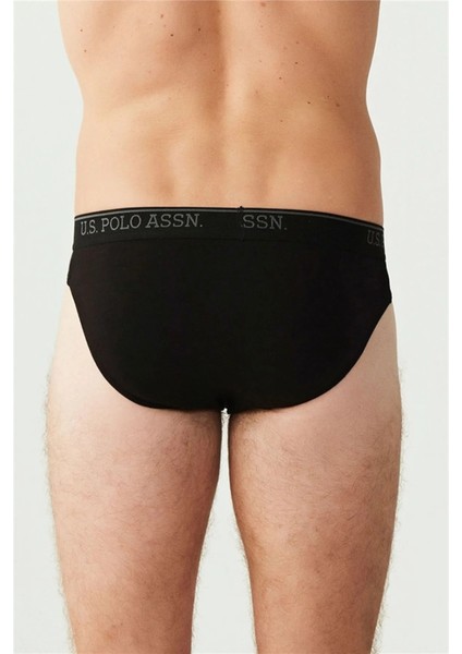Erkek Siyah 3'lü Slip Külot