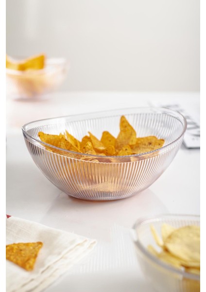 Akrilik Barok Şeffaf Orta Boy Oval Meyve & Salata Kasesi & Karıştırma Kabı / 1,6 Lt (Cam Değildir) fiyatları