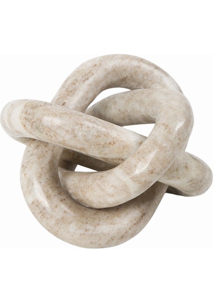 Mermer Zincir Obje Krem 15X15X15CM