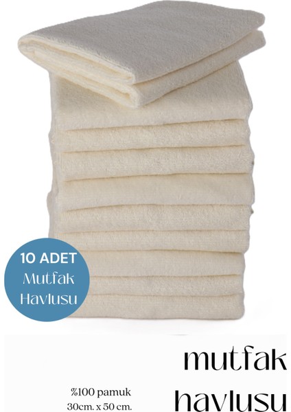 10 Adet Mutfak Havlusu El Yüz Havlusu
