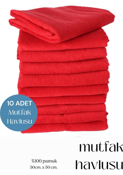 10 Adet Mutfak Havlusu El Yüz Havlusu