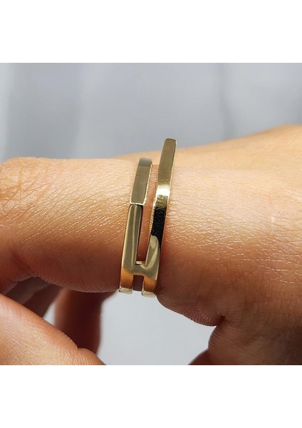 Gümüş Yüzük - Exxen Tarz Tasarım 925 Ayar Gümüş Yüzük indirimleri