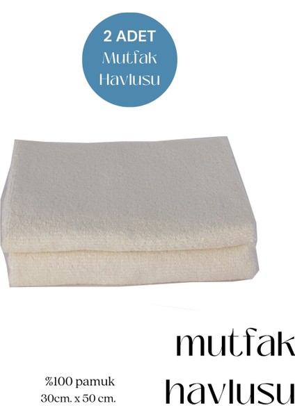 2 Adet Mutfak Havlusu El Yüz Havlusu