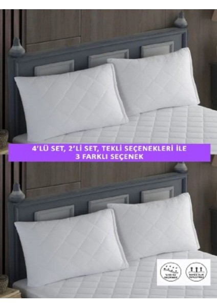 1 Adet Pamuk Kapitone Fermuarlı Sıvı Geçirmez Renkli Yastık Alezi Yastık Koruyucu fiyatları