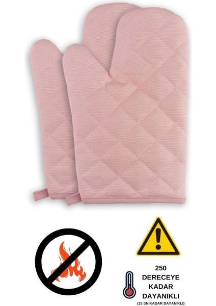 Yanmaz ve Isıya Dayanıklı Fırın Eldiveni (2 Eldiven)