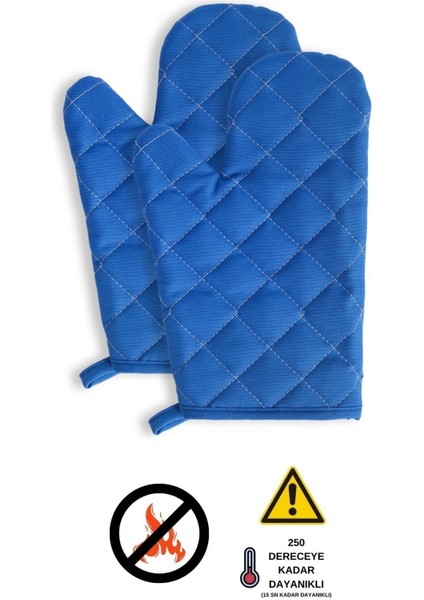 Yanmaz ve Isıya Dayanıklı Fırın Eldiveni (2 Eldiven)