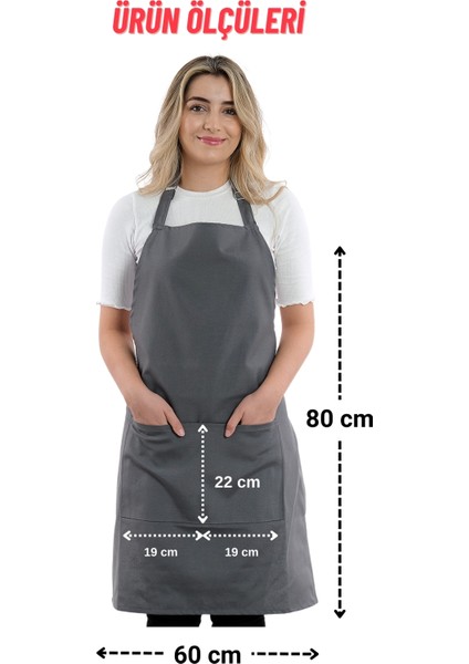 Simple Ayar Askılı Mutfak Önlüğü