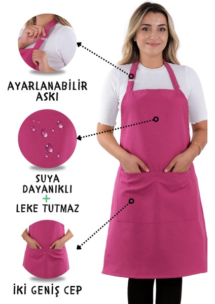 Simple Ayar Askılı Mutfak Önlüğü