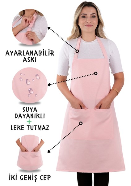 Simple Ayar Askılı Mutfak Önlüğü