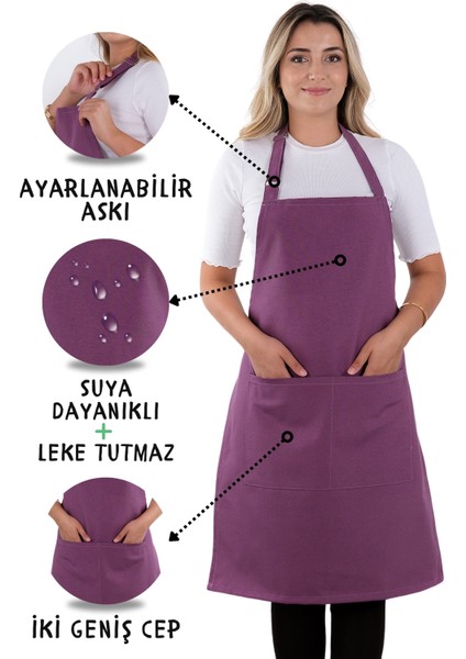 Simple Ayar Askılı Mutfak Önlüğü
