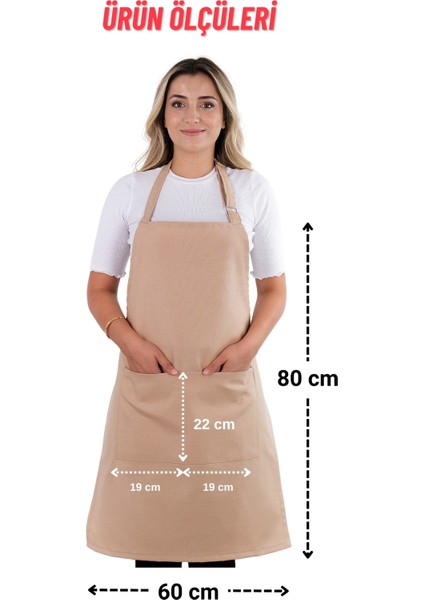 Simple Ayar Askılı Mutfak Önlüğü