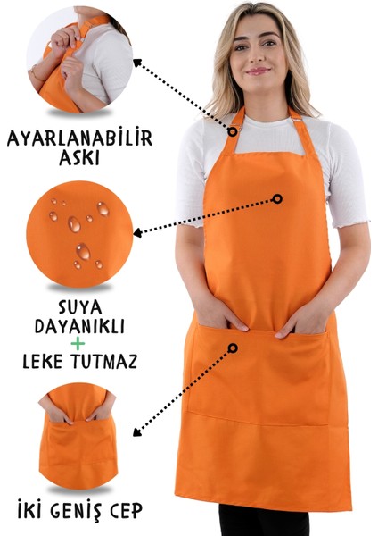 Simple Ayar Askılı Mutfak Önlüğü