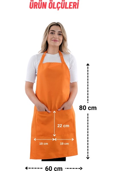 Simple Ayar Askılı Mutfak Önlüğü