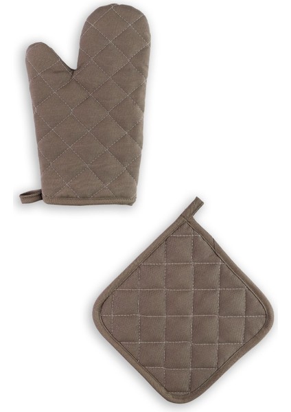 Yanmaz ve Isıya Dayanıklı Fırın Eldiveni ve Tutacak (2 Eldiven, 2 Tutacak) indirimleri