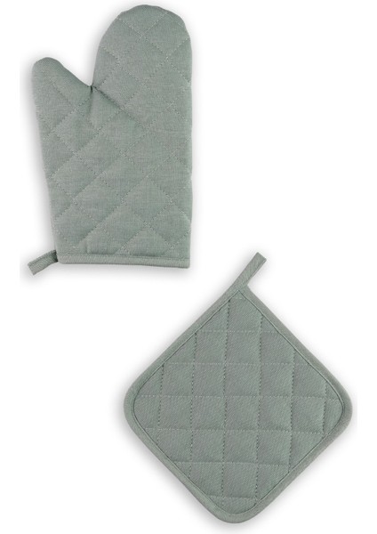 Yanmaz ve Isıya Dayanıklı Fırın Eldiveni ve Tutacak (2 Eldiven, 2 Tutacak) indirimleri