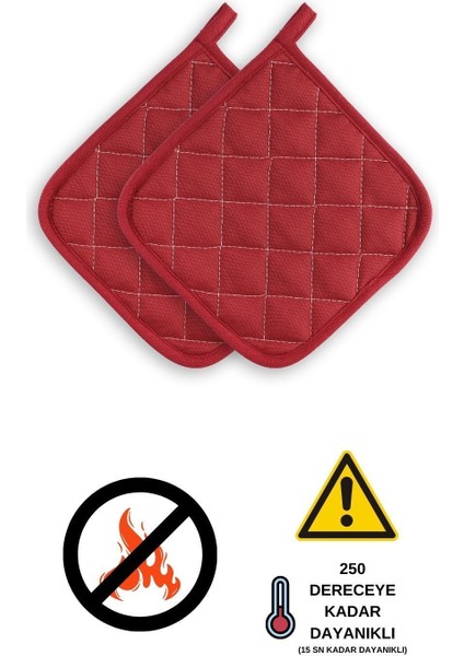 Yanmaz, Isıya Dayanıklı Fırın Tutacağı (2 Tutacak)