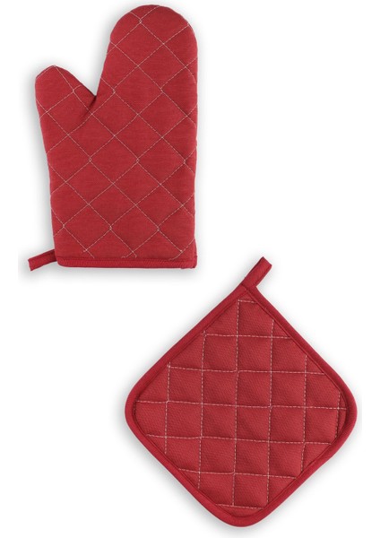 Yanmaz ve Isıya Dayanıklı Fırın Eldiveni ve Tutacak (2 Eldiven, 2 Tutacak) fırsatları