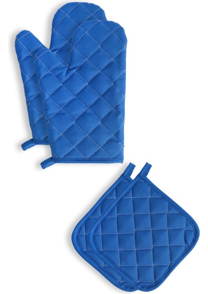 Yanmaz ve Isıya Dayanıklı Fırın Eldiveni ve Tutacak (2 Eldiven, 2 Tutacak) fiyatları