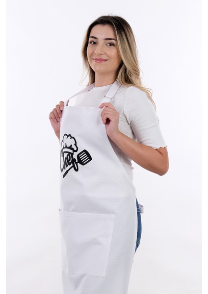 Unisex Master Chef Ayar Askılı Mutfak Önlüğü fırsatları