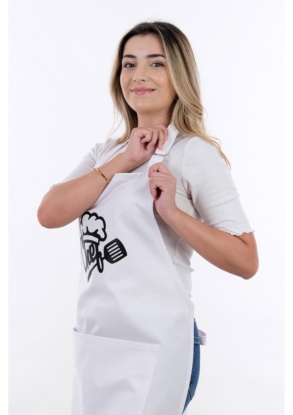 Unisex Master Chef Ayar Askılı Mutfak Önlüğü indirimleri