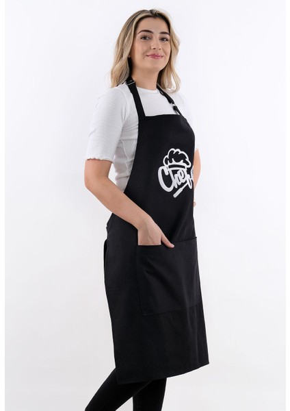 Unisex Master Chef Ayar Askılı Mutfak Önlüğü modelleri
