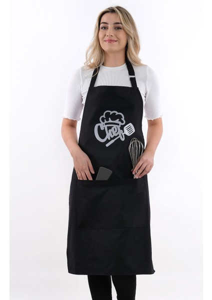 Unisex Master Chef Ayar Askılı Mutfak Önlüğü fırsatları