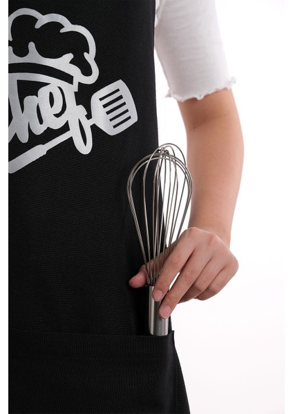 Unisex Master Chef Ayar Askılı Mutfak Önlüğü