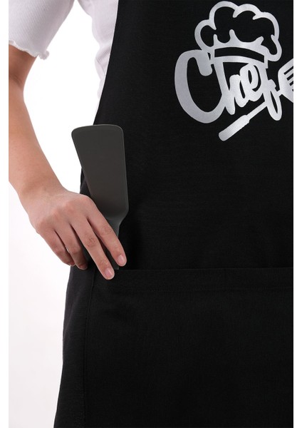 Unisex Master Chef Ayar Askılı Mutfak Önlüğü